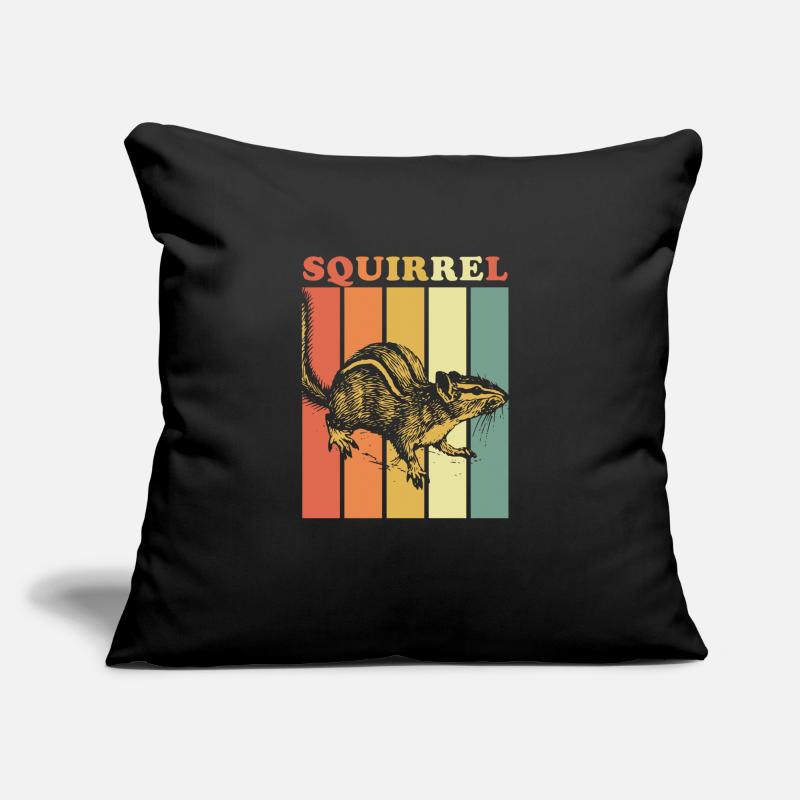 Squirrel nuts forest tree animal gift idea Sofa pillow with filling 45cm x 45cm