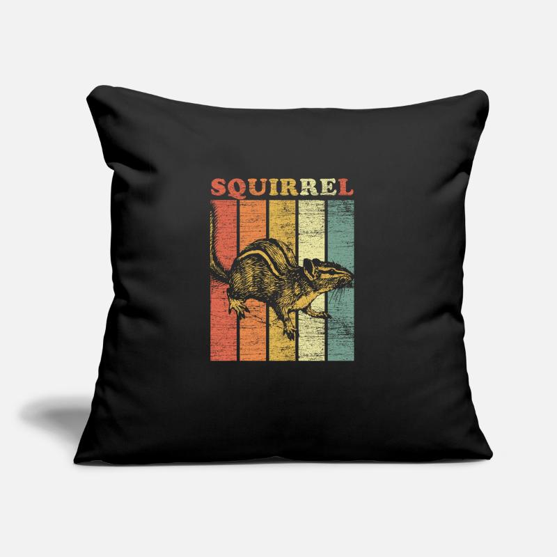 Squirrel nuts forest tree animal gift vintage Sofa pillow with filling 45cm x 45cm