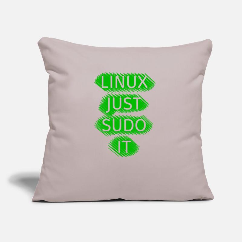 Linux Ubuntu SUDO Sofa pillow with filling 45cm x 45cm