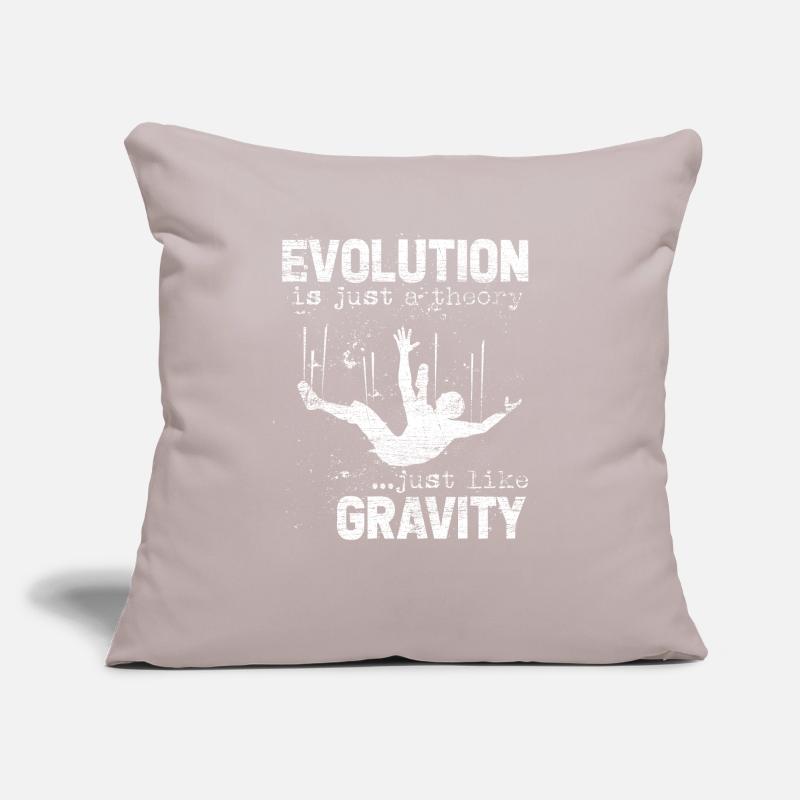 Evolution Darwin research science theory Sofa pillow with filling 45cm x 45cm