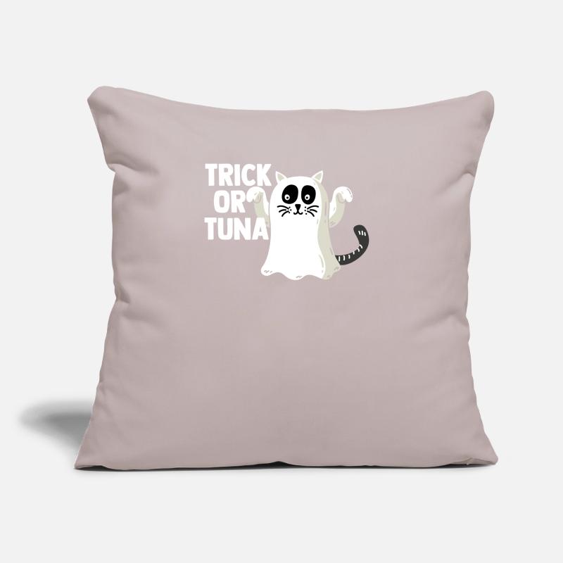 Trick oder Thunfisch Halloween Sofakissen mit Füllung 45 x 45 cm