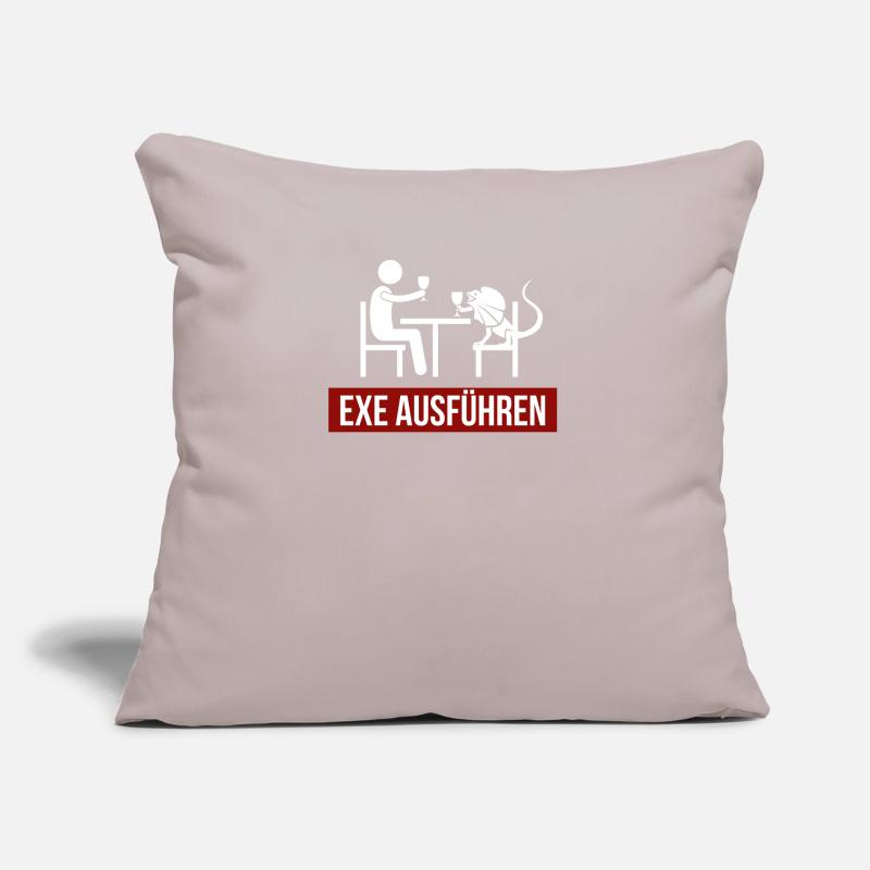Admin EXE ausführen Sysadmin Systemadmin Dinner Sofakissen mit Füllung 45 x 45 cm