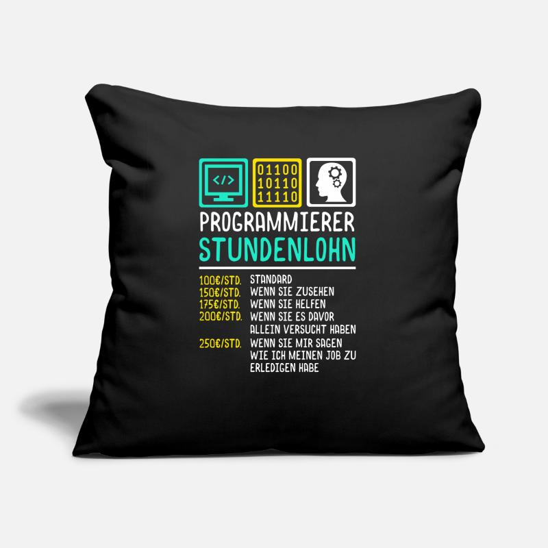Programmierer Sofakissen mit Füllung 45 x 45 cm