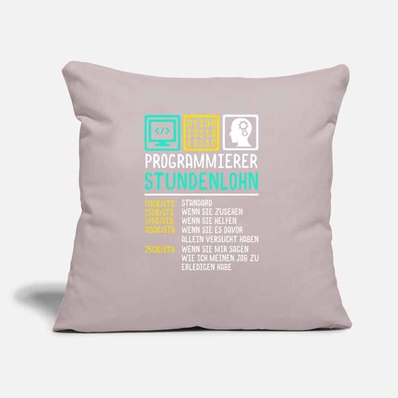 programmer Sofa pillow with filling 45cm x 45cm