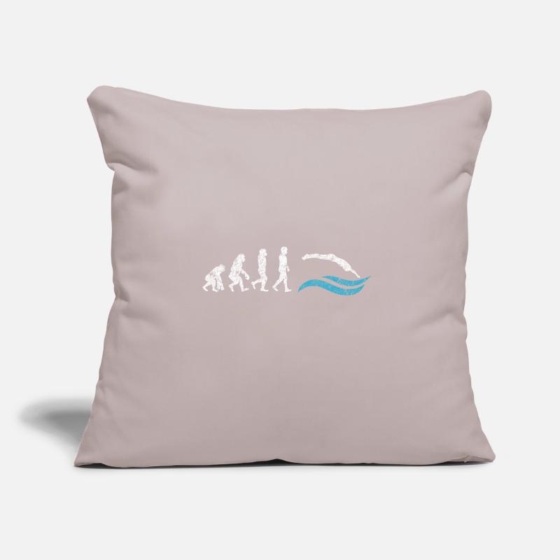 Swimmer Evolution Monkey Gift Jump Sofa pillow with filling 45cm x 45cm
