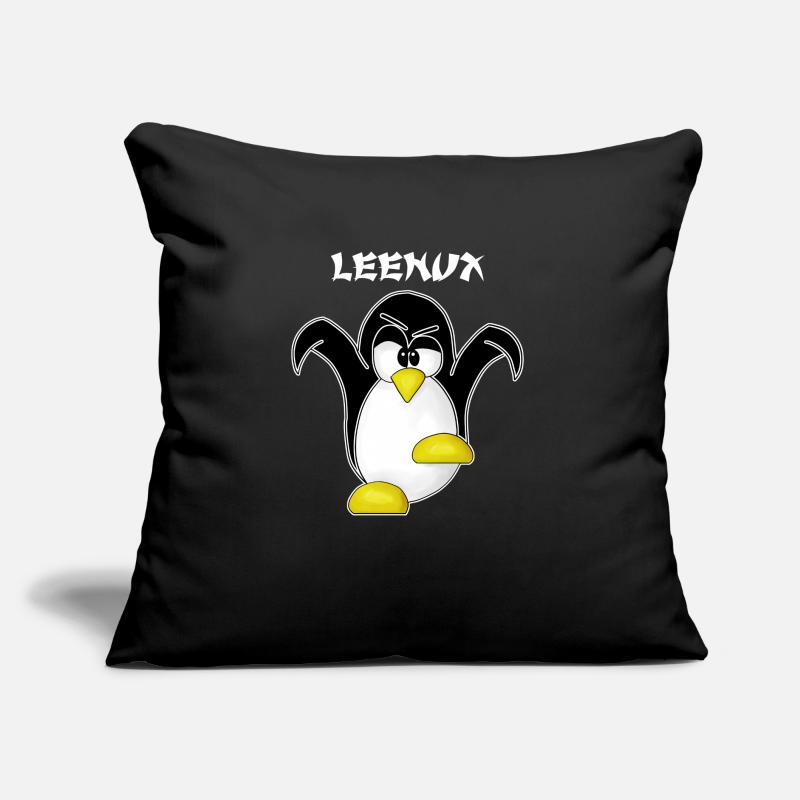 Linux Computer Nerd Geek Cadeau Admin. Informatique Coussin et housse de 45 x 45 cm