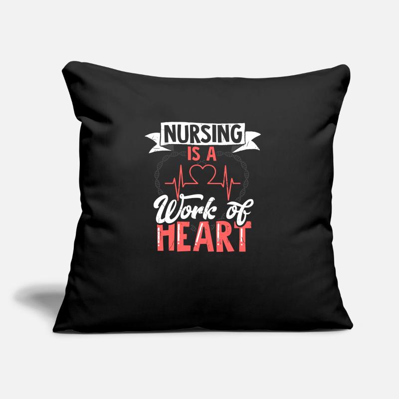 Nurse Practitioner graphic Nursing Is A Work Of Sofa pillow with filling 45cm x 45cm