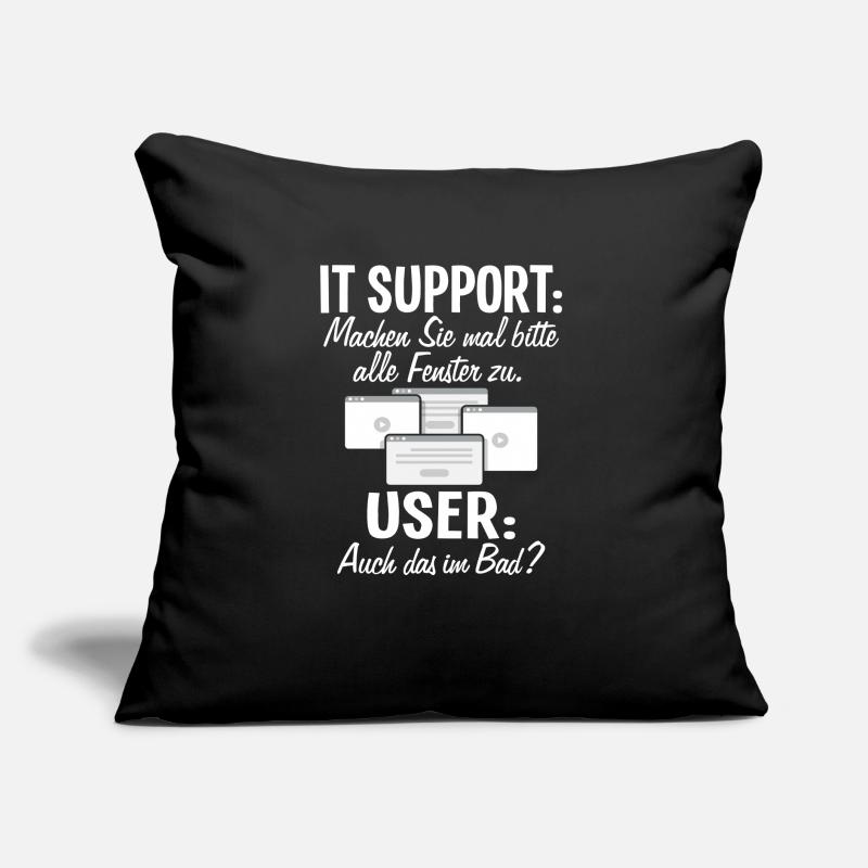 Informatiker, IT, Softwareentwickler, Nerd, Admin Sofakissen mit Füllung 45 x 45 cm