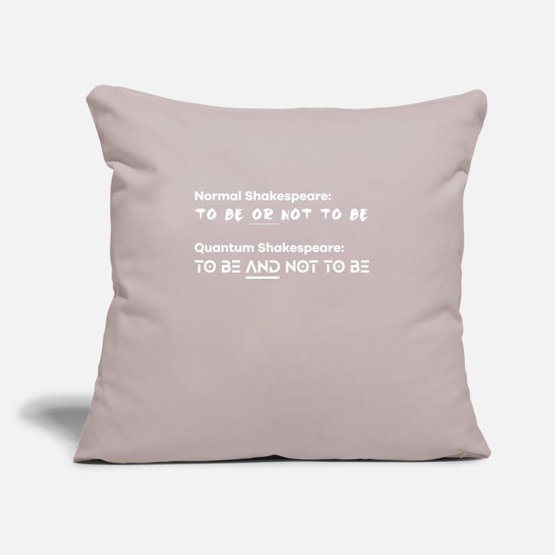 Funny Quantum Physics Quantum Computing Sofa pillow with filling 45cm x 45cm