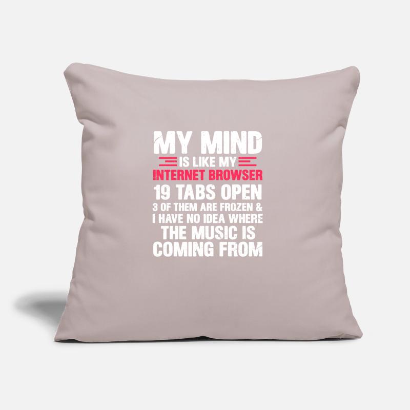 Internet thought programmer nerd gift Sofa pillow with filling 45cm x 45cm