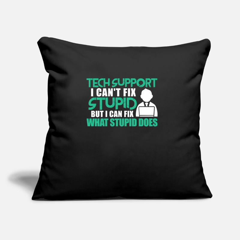 Technical support computer IT programmer Sofa pillow with filling 45cm x 45cm