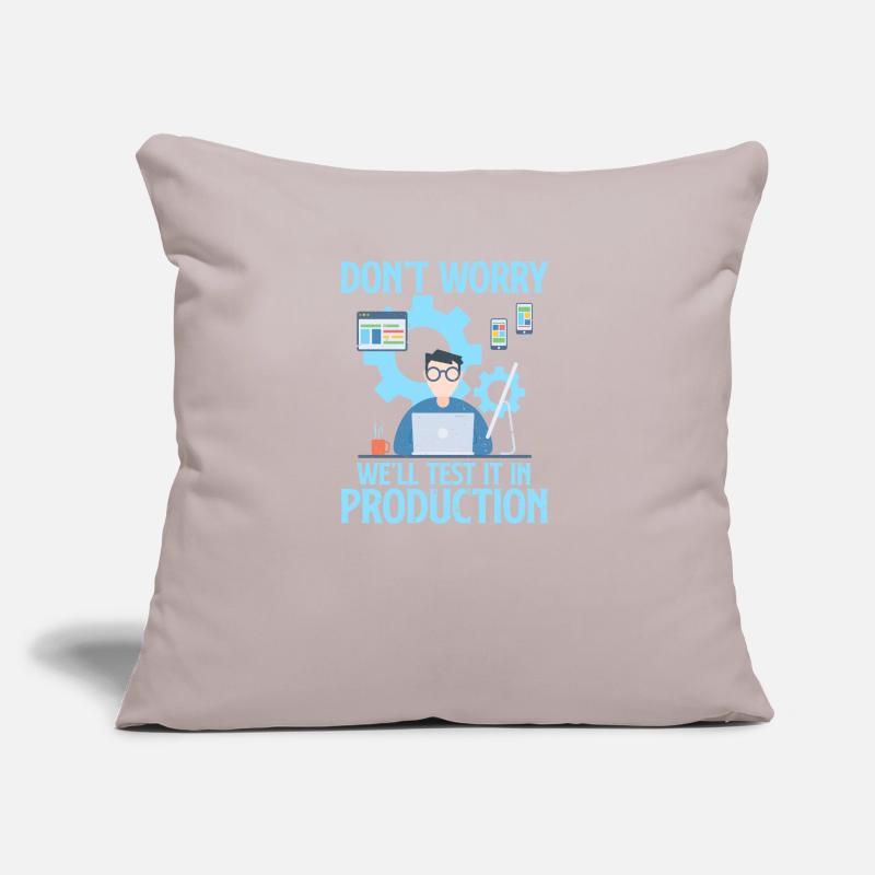 Programmierer Sofakissen mit Füllung 45 x 45 cm