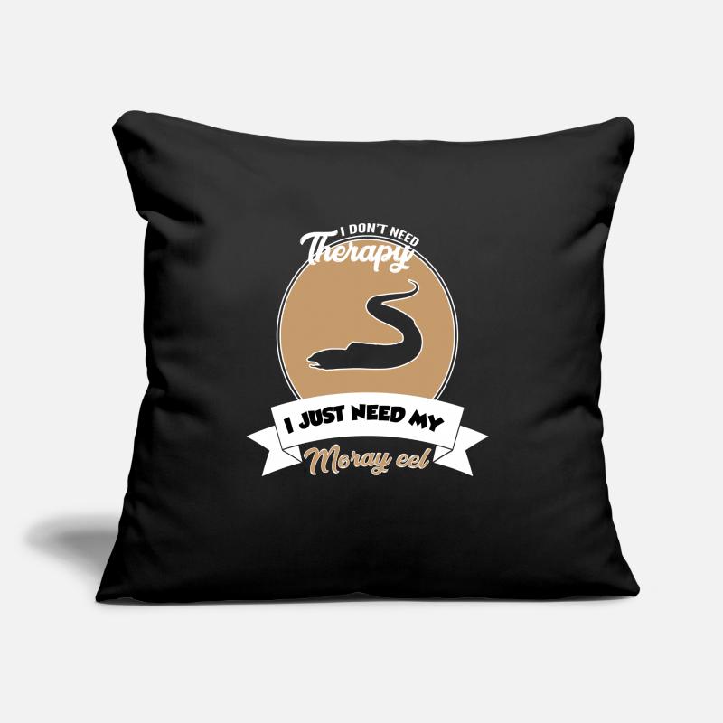 Moray Eel - I don't need therapy Sofa pillow with filling 45cm x 45cm