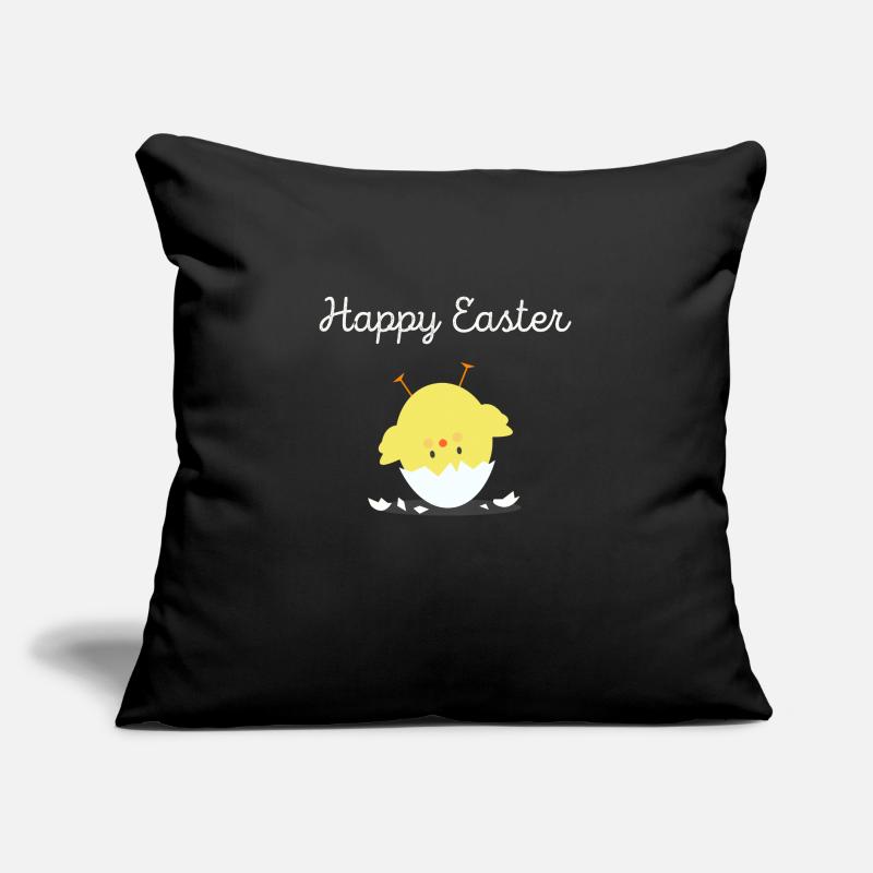 Happy Easter Happy Easter chick with eggshell Sofa pillow with filling 45cm x 45cm