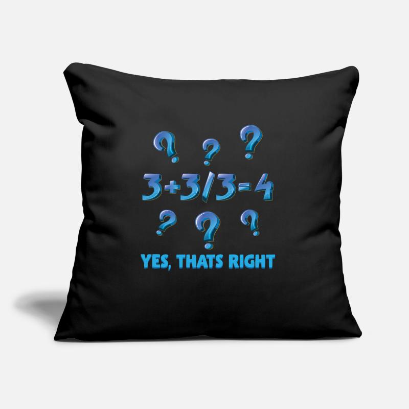 Mathematics Calculation Students Mathematicians Sofa pillow with filling 45cm x 45cm