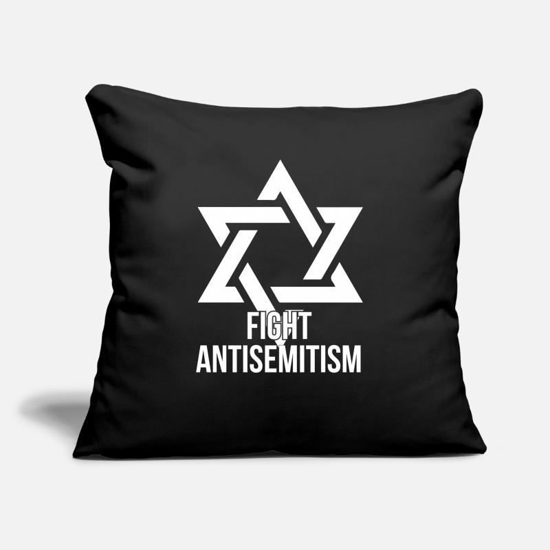 Lutter contre l'antisémitisme Coussin et housse de 45 x 45 cm