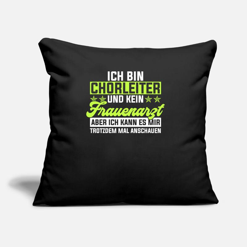 Chorleiter Dirigent Tenor Geschenk & Chorleiterin Sofakissen mit Füllung 45 x 45 cm