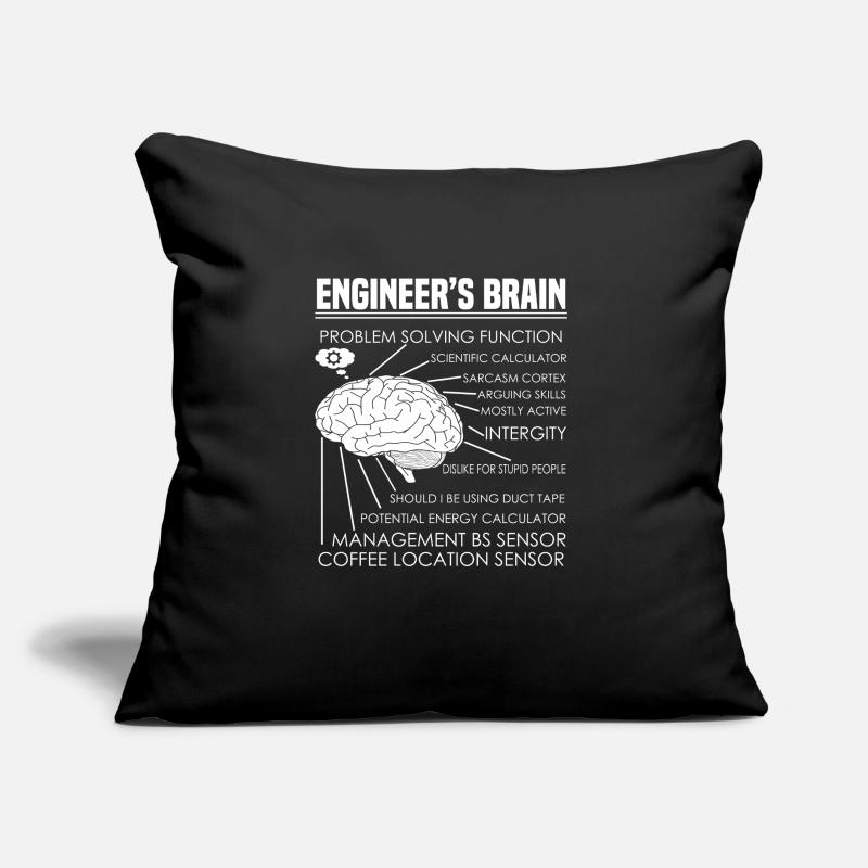 Engineer's Brain Problem Solving Sofakissen mit Füllung 45 x 45 cm