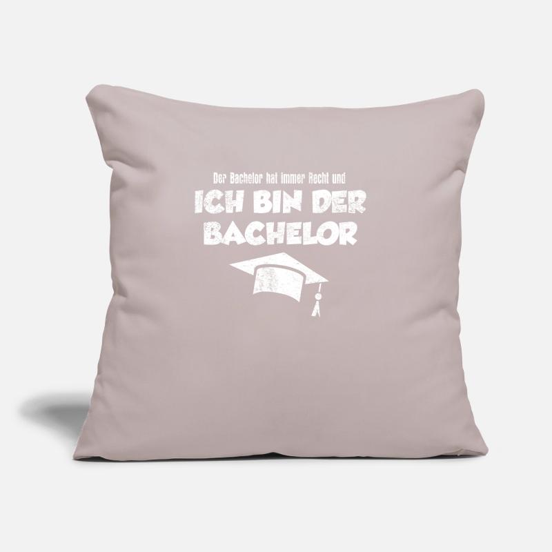 Bachelor Studium Sofakissen mit Füllung 45 x 45 cm