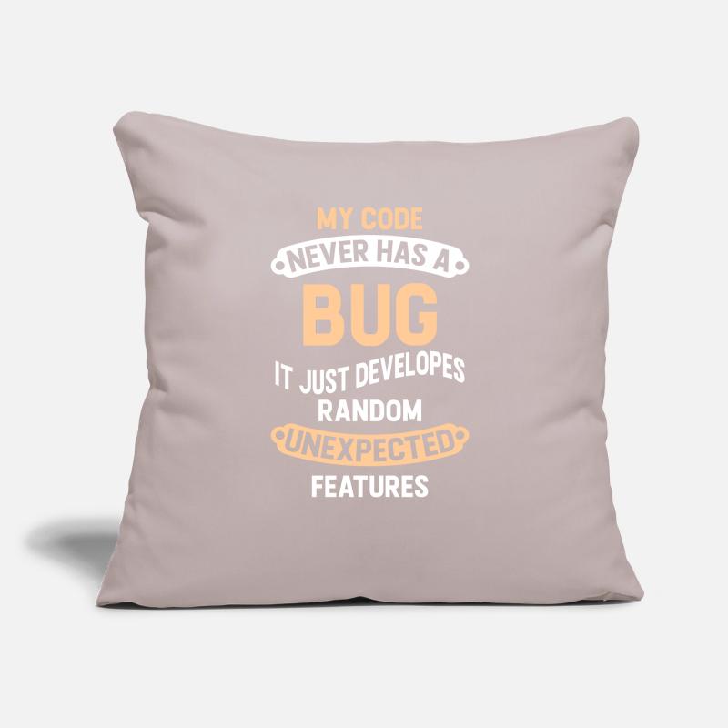Programmer - My Code Never Has A Bug Sofa pillow with filling 45cm x 45cm