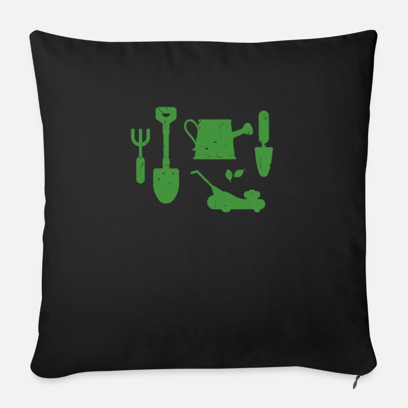 Garten - Sofakissen mit Füllung 45 x 45 cm - Schwarz