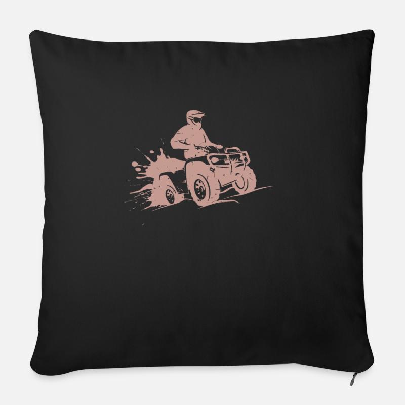 Quad - Sofakissen mit Füllung 45 x 45 cm - Schwarz