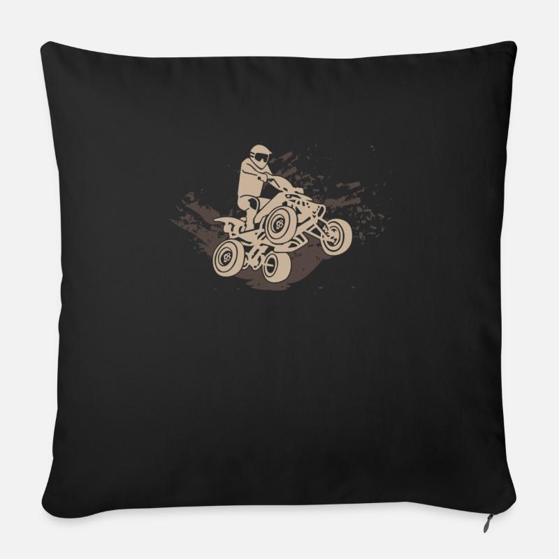 Quad - Sofakissen mit Füllung 45 x 45 cm - Schwarz