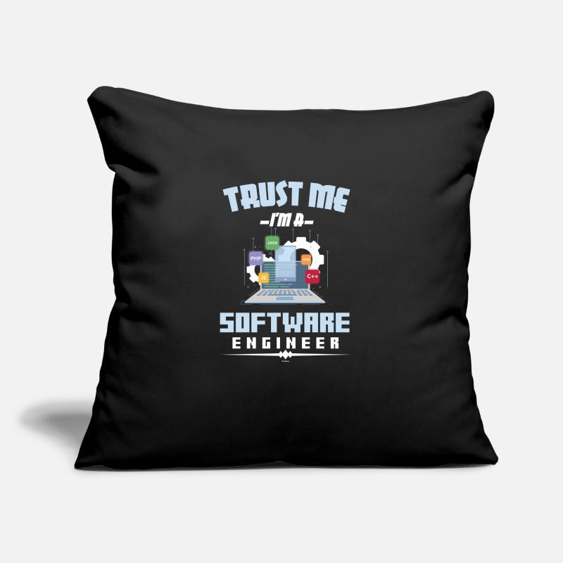 Funny Trust Me I'm A Software Engineer Developer Coussin et housse de 45 x 45 cm
