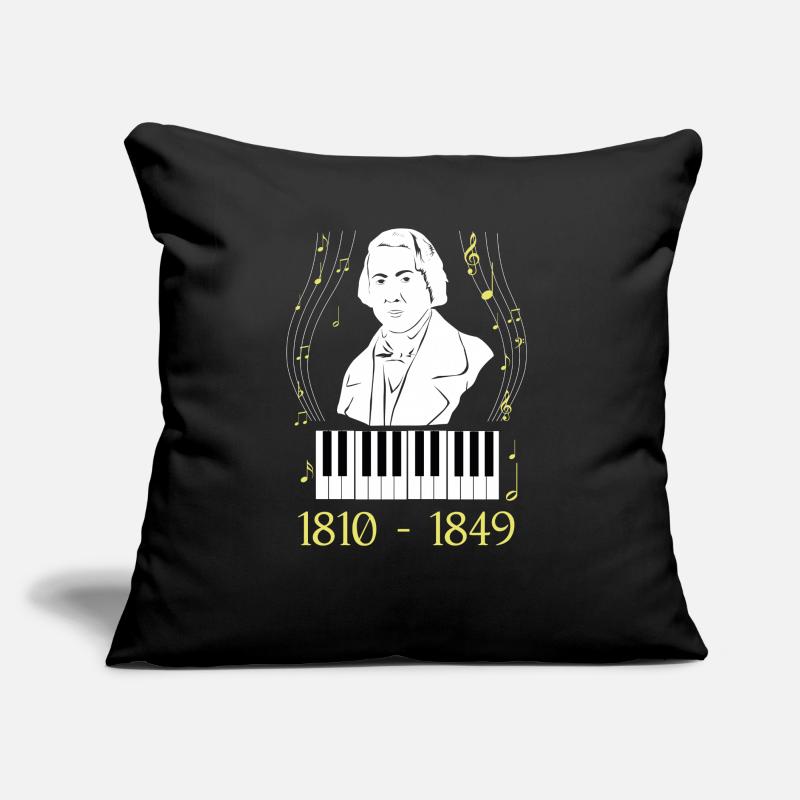Frederic Chopin Coussin et housse de 45 x 45 cm
