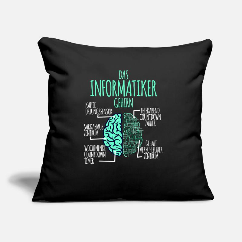 Informatiker Informatik Programmierer Nerd Geek Sofakissen mit Füllung 45 x 45 cm