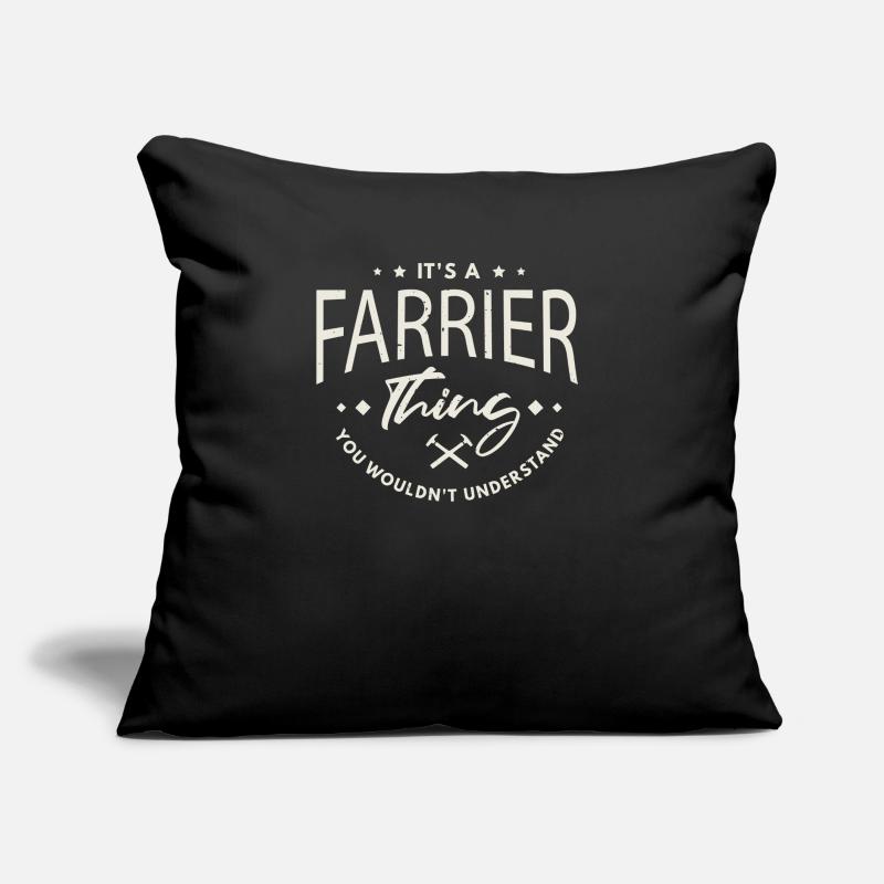 Farrier Farriery Blacksmith Gift idea Sofa pillow with filling 45cm x 45cm