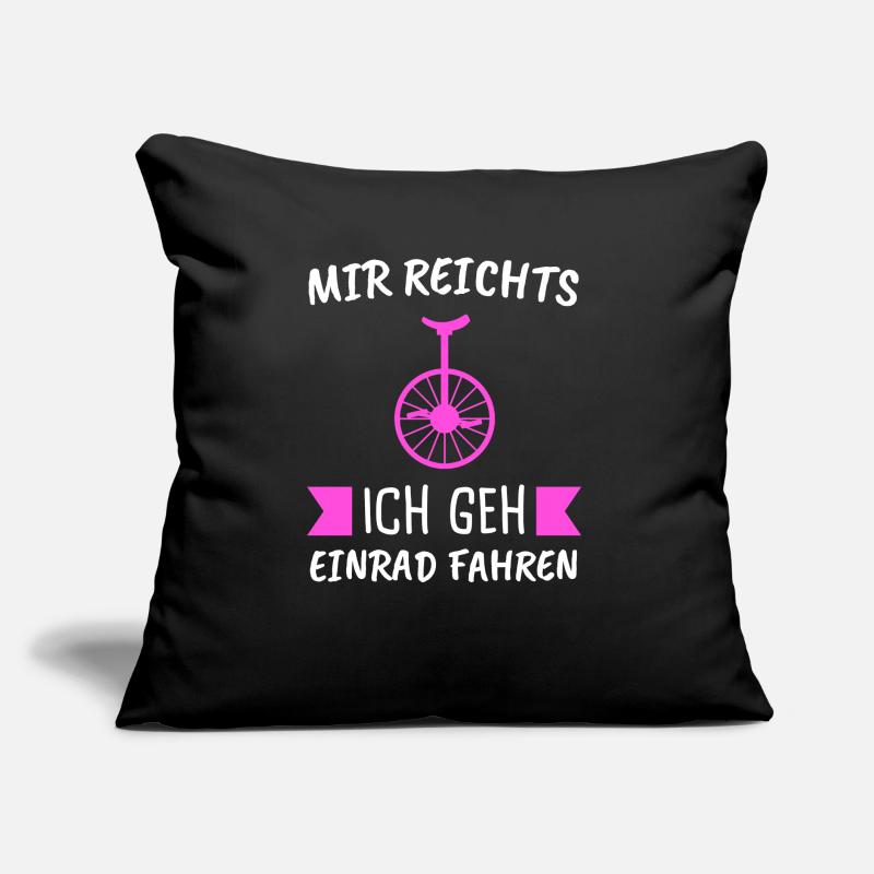 Einrad Einräder Einradfahrer Unicycle Geschenk Sofakissen mit Füllung 45 x 45 cm