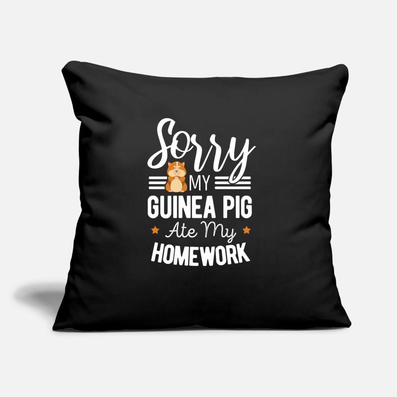 Cochon d'Inde Coussin et housse de 45 x 45 cm