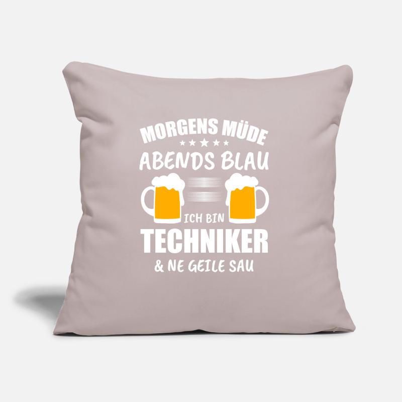 Techniker Computer Technik Geschenk Sofakissen mit Füllung 45 x 45 cm