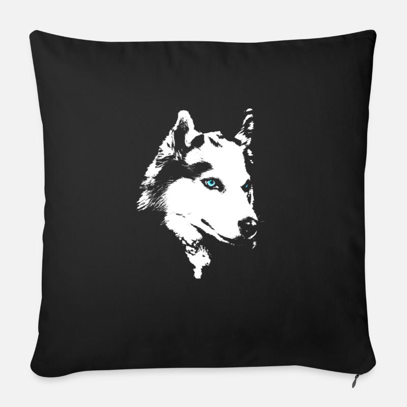 Husky - Sofakissen mit Füllung 45 x 45 cm - Schwarz