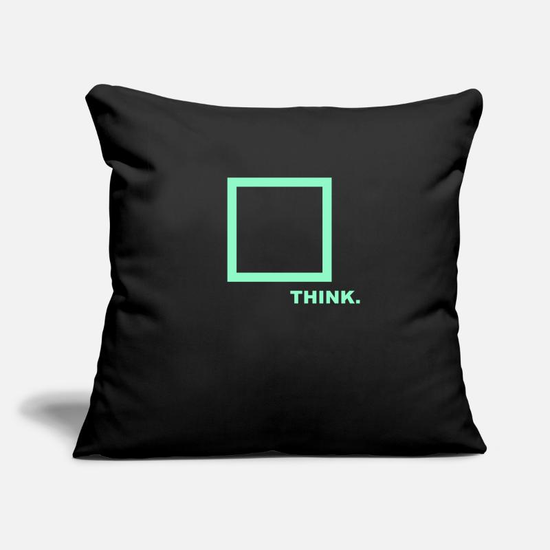 Think outside the box, lateral thinker, think differently Sofa pillow with filling 45cm x 45cm