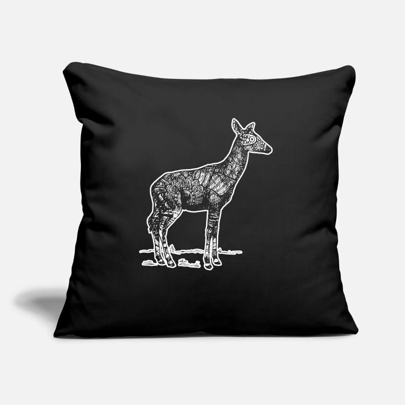 Okapi Okapi Blumenmuster Sofakissen mit Füllung 45 x 45 cm