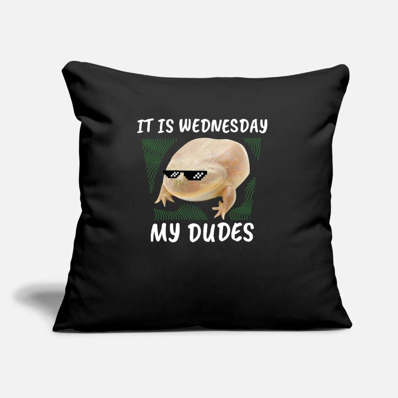 C'est mercredi mes mecs. Memes Coussin et housse de 45 x 45 cm
