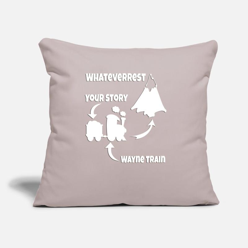 Wayne Train le plus drôle de cadeau de conception Coussin et housse de 45 x 45 cm