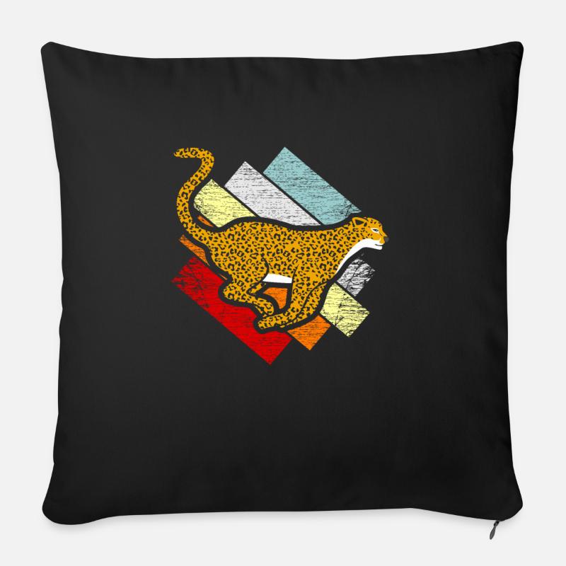 Gepard - Sofakissen mit Füllung 45 x 45 cm - Schwarz