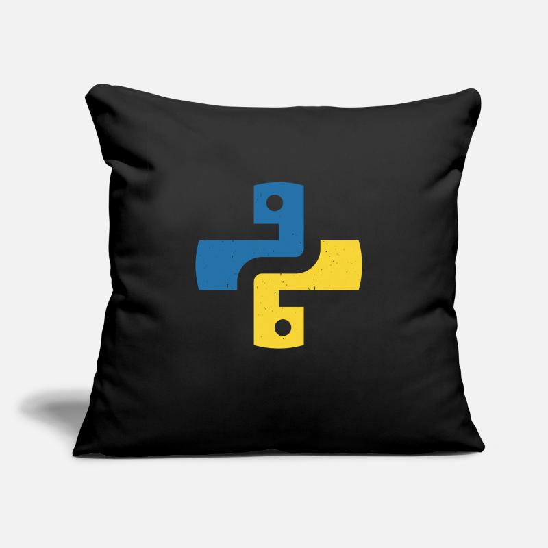 Langage de programmation Python Coussin et housse de 45 x 45 cm