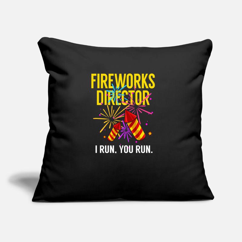 Fireworks Pyrotechnician Cracker Rocket Sofa pillow with filling 45cm x 45cm