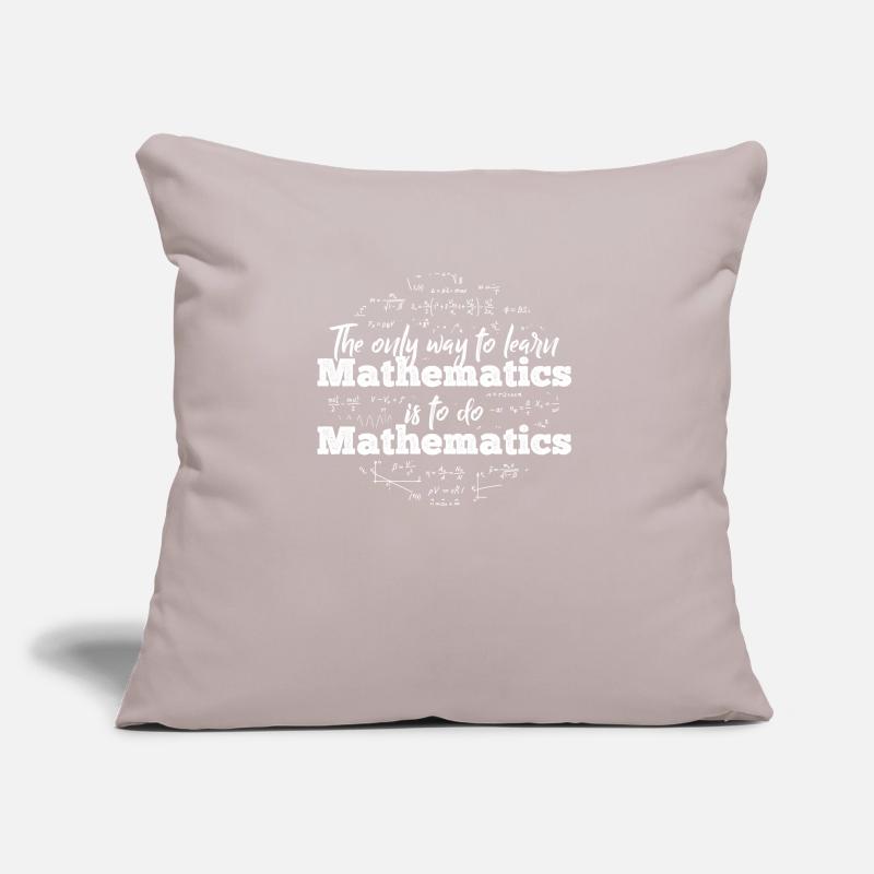 Math blagues tapis de problème de maths Coussin et housse de 45 x 45 cm