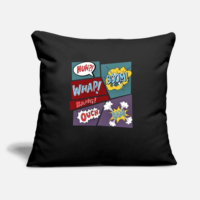 Comic Superhelden Comicbücher Kinder Geschenk Sofakissen mit Füllung 45 x 45 cm