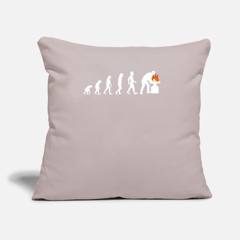 Evolution Blacksmith Flames Farrier Shirt Sofa pillow with filling 45cm x 45cm