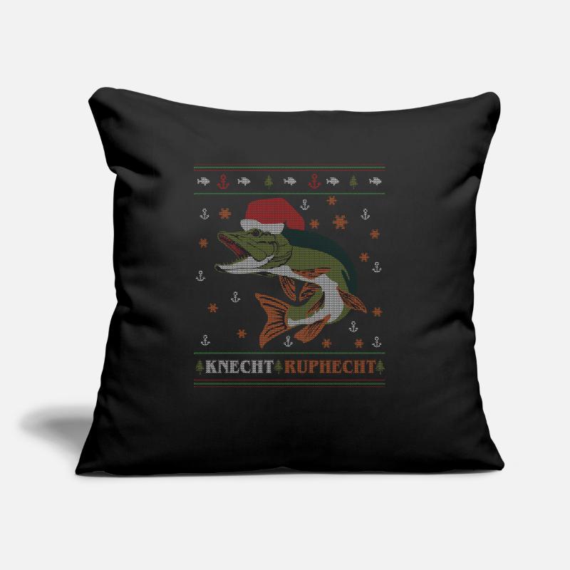 Pull de Noël laid Knecht Ruphecht Coussin et housse de 45 x 45 cm