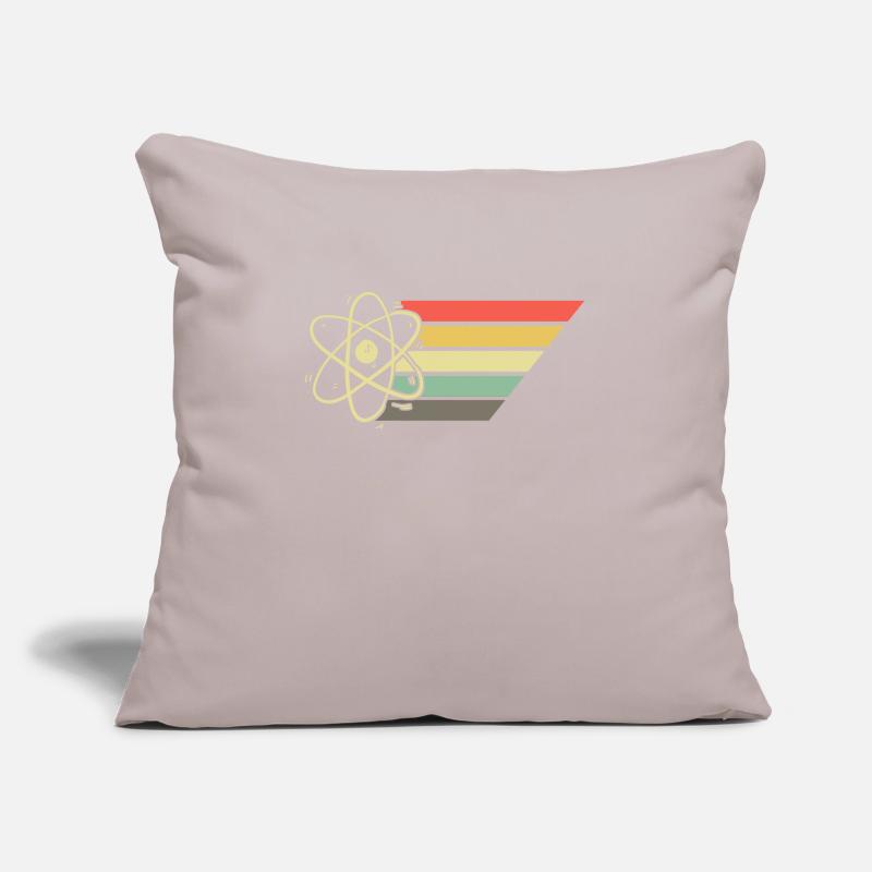 Physicist atom physics Sofa pillow with filling 45cm x 45cm