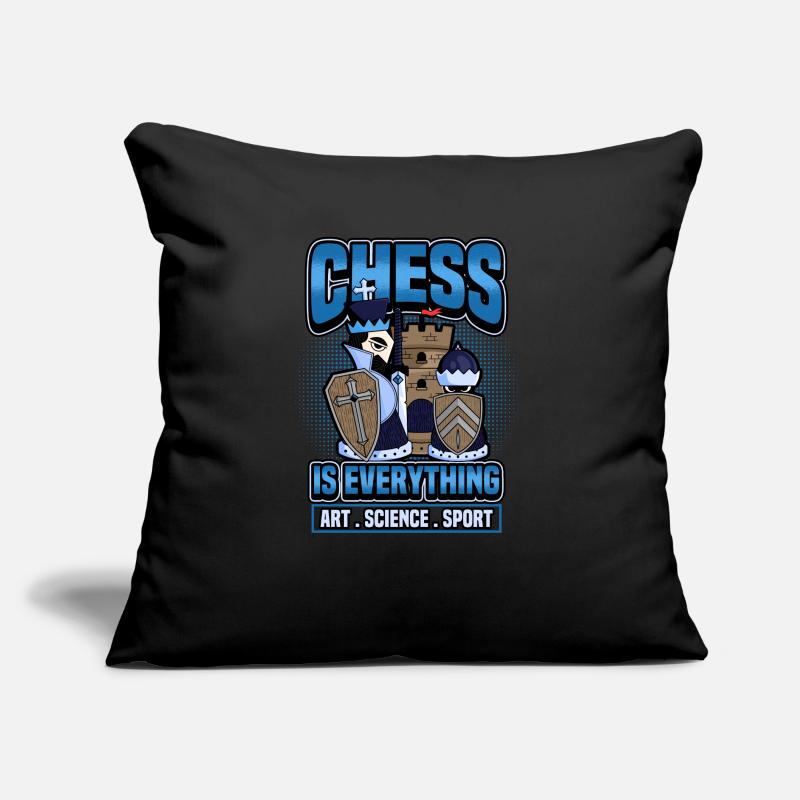 Chess Checkmate Funny Board Game Gift Coussin et housse de 45 x 45 cm