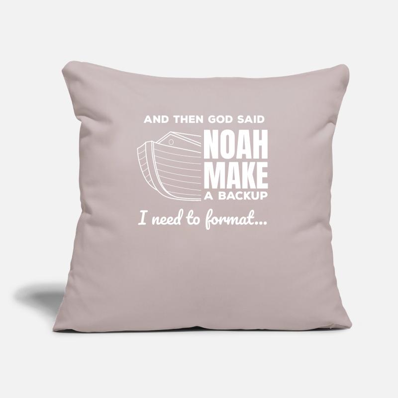 Christian Programmer Data Science Coder Jesus Sofa pillow with filling 45cm x 45cm