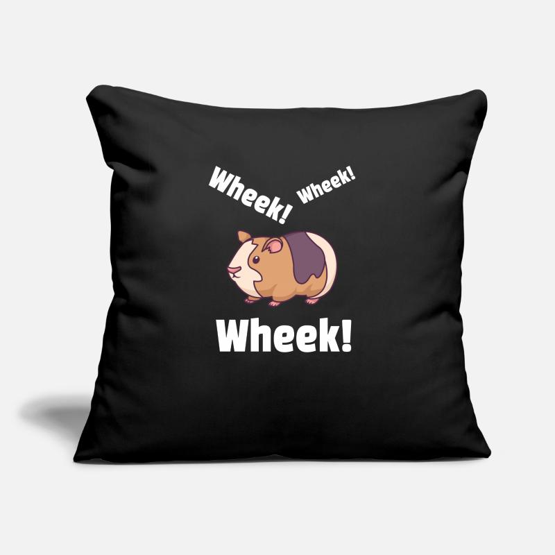 Cochon d'Inde Cochon d'Inde: Wheek! Wheek! Coussin et housse de 45 x 45 cm
